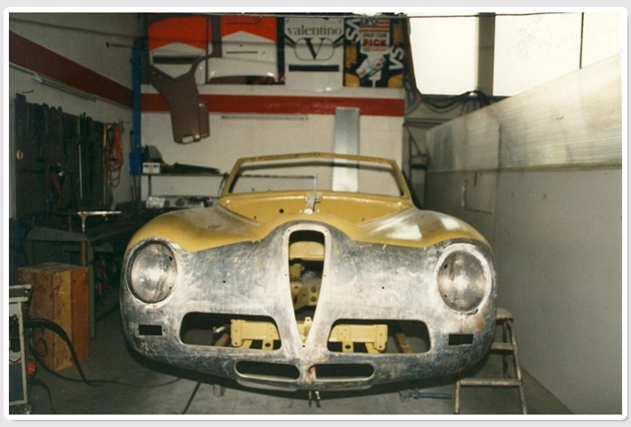 Ristrutturazione Alfa Romeo 2500 6C SS Cabrio