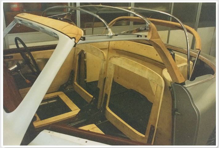 Ristrutturazione Alfa Romeo 2500 6C SS Cabrio: verniciatura