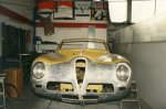 Ristrutturazione Alfa Romeo 2500 6C SS Cabrio: verniciatura